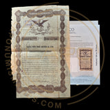 AGUILA NEGRA 1843 $20,000 With PASSCO Certificate of Authentication