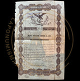 AGUILA NEGRA 1843 $20,000 With PASSCO Certificate of Authentication