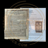 AGUILA NEGRA 1843 $20,000 With PASSCO Certificate of Authentication