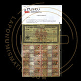 1923 Germany Treasury Bond – 8.15% – 5 Million Marks With Passco Certification