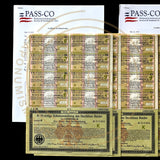 1924 Germany Treasury Bond – 8.15% (19 Consecutive Bonds) – 1 Million Mark