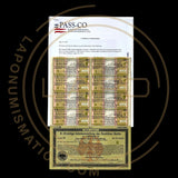 1924 Germany Treasury Bond – 8.15% (19 Consecutive Bonds) – 1 Million Mark