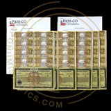 1924 Germany Treasury Bond – 8.15% (19 Consecutive Bonds) – 1 Million Mark