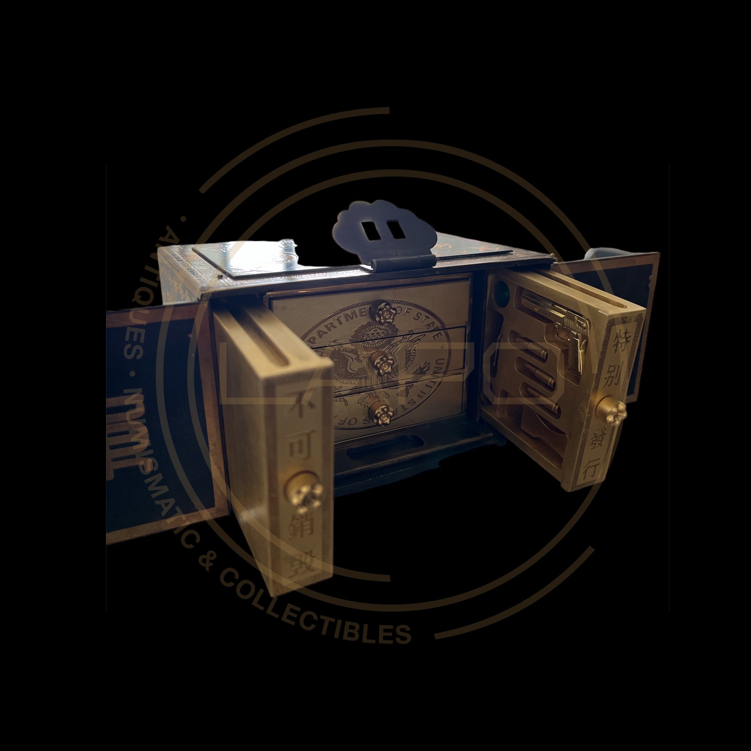 Golden Gun Federal Box 7 Bullets with Certificates of Authentication