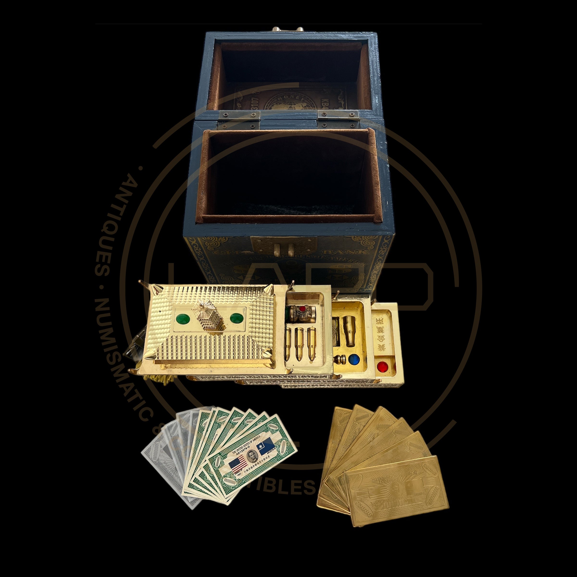 Golden Gun Castle 5 Bullets With Certificate of Authenticity