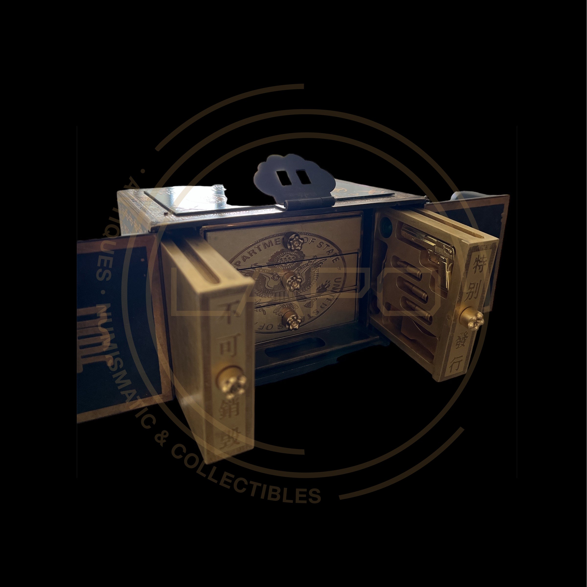 Golden Gun Federal Box 7 Bullets with Certificates of Authentication