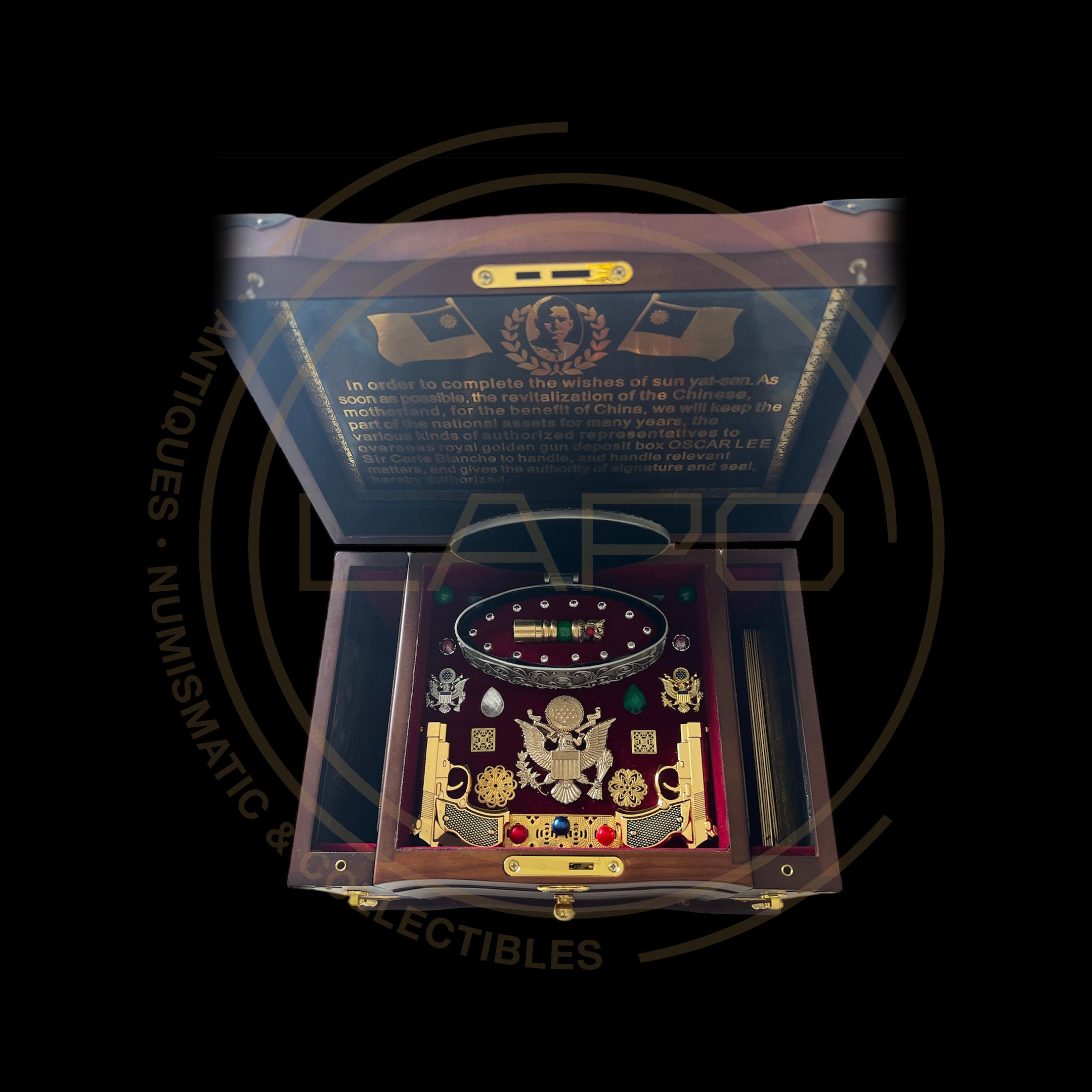 Golden Gun Imperial Box 5 Bullets With Certificate of Authenticity