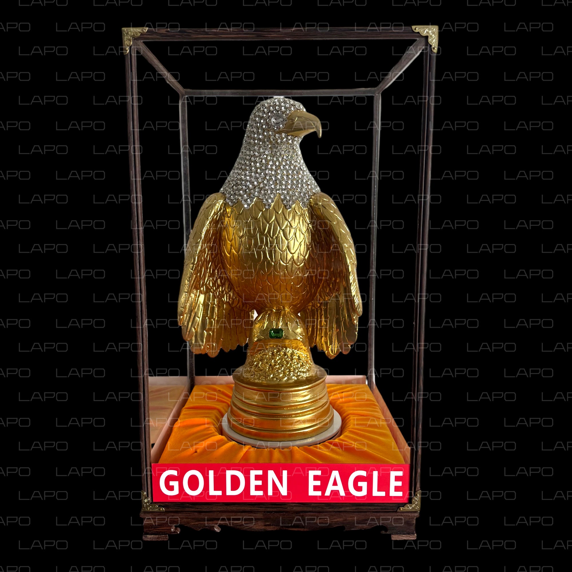 Golden Bald Eagle With Certificate