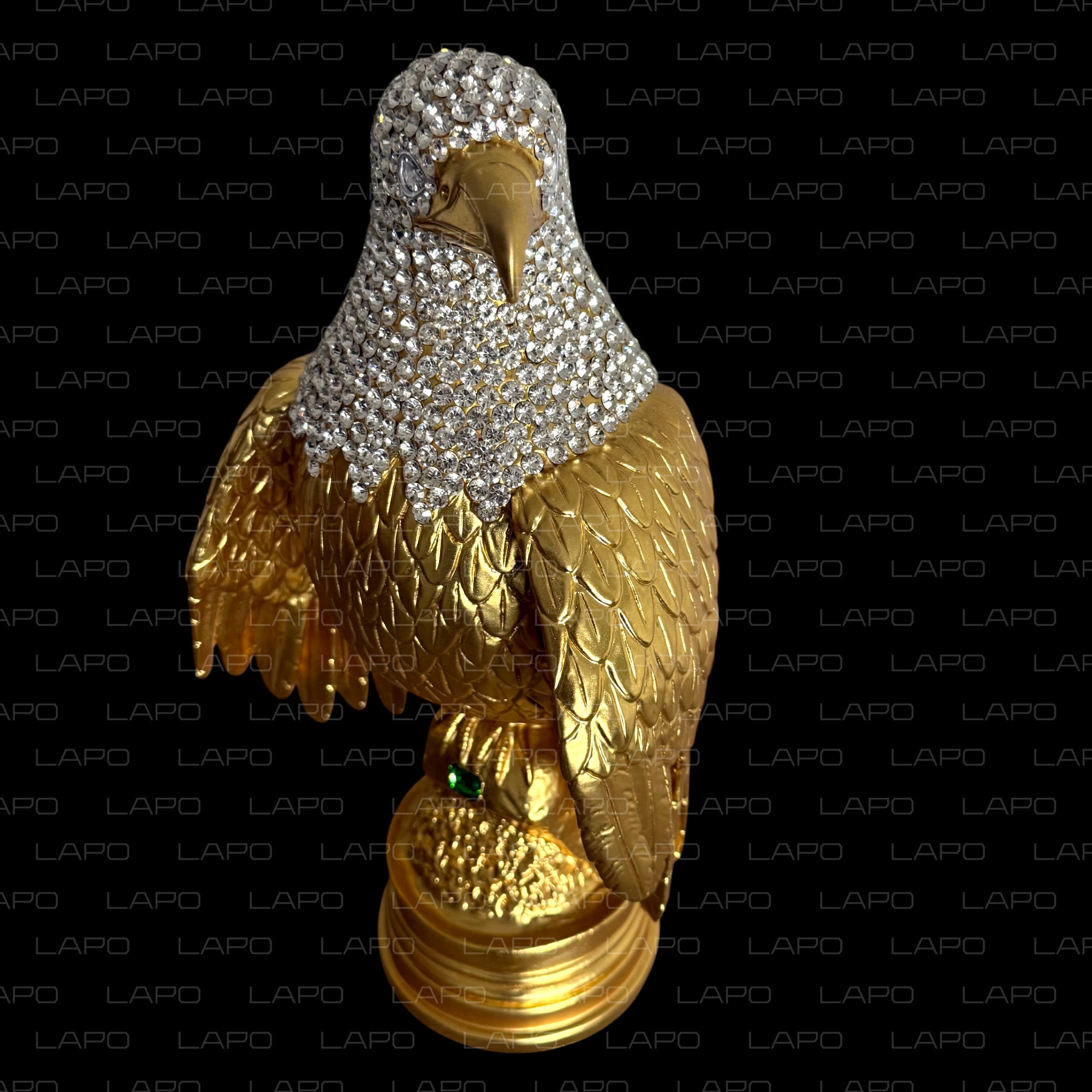 Golden Bald Eagle With Certificate