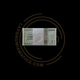 Zimbabwe-50 Trillion Dollar 100 Pcs Pack Uncirculated