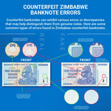 Zimbabwe-100 Trillion Dollar 100 Pcs Consecutive Uncirculated