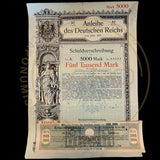 1905 Anleihe des Deutschen Reichs 5000 Mark