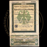 1922 Anleihe des Deutschen Reichs – 50,000 Mark