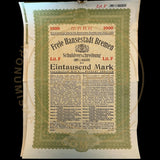 1923 Freie Hansestadt Bremen - 1000 Mark