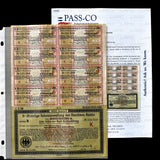 1924 Schatzanweifung des Deutfchen Reichs Bond – 8.15% – 10 Billion Marks With PASSCO COA
