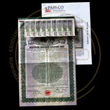 1924 German External Loan – 7% Gold Dawes Bond – $1,000 – With PASSCO Certificate of Authentication