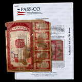 1933 Farmer's Bond 250,000  Bank of China With PASSCO COA