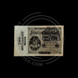 GERMANY 1923 – 500 Billion Mark Banknote With PASSCO COA