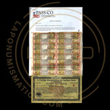 1924 Germany Treasury Bond – 8.15% (25 Consecutive Bonds) 5 Million Mark With Passco Certification