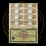 1924 Germany Treasury Bond – 8.15% – 100 Million Marks With Scripotrust Certification