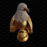 Golden Bald Eagle With Certificate