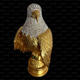 Golden Bald Eagle With Certificate