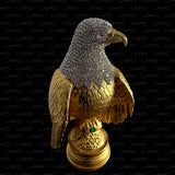 Golden Bald Eagle With Certificate