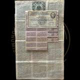 EEUU Mexicanos "Green Lady or Green Diamond"  £100 British Pounds/500 Pesos Bond With PASSCO Certificate of Authentication