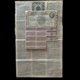 EEUU Mexicanos "Green Lady or Green Diamond"  £100 British Pounds/500 Pesos Bond With PASSCO Certificate of Authentication