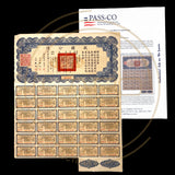 1937 China Liberty Bond Set – 5, 10, 50, 100, 1,000 & 10,000 Yuan With PASSCO COA