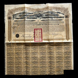 1913 Government Chinese Republic – 5 ½% Province of Petchili Gold Loan – £20 with PASSCO COA