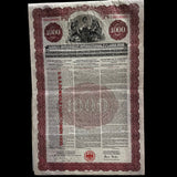 Bond Collection: 1930 German Government International – 5 ½% Loan – $1,000 Gold - With Passco Certification