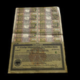 Bono del Tesoro de Alemania de 1924 – 8,15% – Mil millones de marcos con certificación Passco