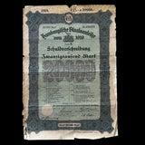 Bono del Estado de Hamburgo de 1919 Bono de 20.000 marcos