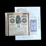 Queen Victoria $1,000 (Pesos) Banco De Londres Y Mexico With PASSCO Certificate of authentication