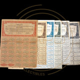 1937 China Liberty Bond Set – 5, 10, 50, 100, 1,000 & 10,000 Yuan With PASSCO COA