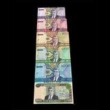 Turkmenistán Set Manat 2005 Billete Papel Moneda Mundial