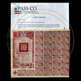 1944 China Allied Victory Loan Set – 500, 1,000, 5,000 & 10,000 Yuan With PASSCO COA