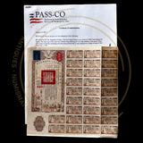 1944 China Allied Victory Loan Set – 500, 1,000, 5,000 & 10,000 Yuan With PASSCO COA