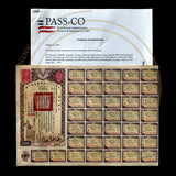 1944 China Allied Victory Loan Set – 500, 1,000, 5,000 & 10,000 Yuan With PASSCO COA