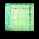 Zimbabwe Agro Cheque-100 Billion Dollars  UNC NEW