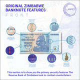 Zimbabwe-100 Trillion Dollar 100 Pcs Consecutive Uncirculated