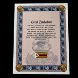 Zimbabwe Great Myrillion 10^30003 Caja de desplazamiento 200 piezas